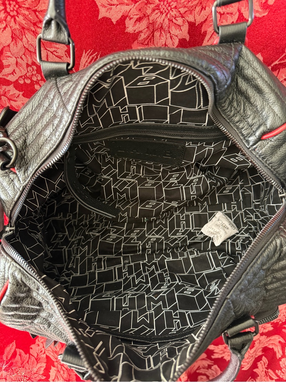 L.A.M.B. Quilted leather small duffle barrel bag - Picture 6 of 10